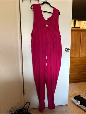Pennington’s pink Jump Suit